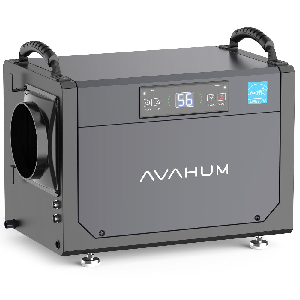 AVAHUM 120 Pints Crawl Space Dehumidifier for Basement, Commercial Dehumidifier with Drainage Hose, Coverage Area 1700 Sq.ft