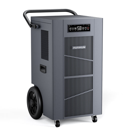AVAHUM 320 Pints Commercial Dehumidifier with Pump,Commercial Grade Dehumidifier for Basement,24H Timer,cover up to 9000 sqft Large Spaces for Industrial,40Gallon/Day,Continuous Dehumidification,Auto Defrost