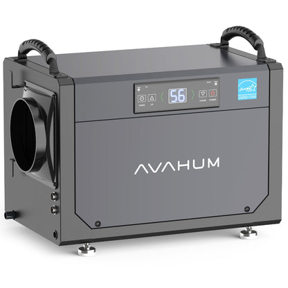 AVAHUM 120 Pints Crawl Space Dehumidifier for Basement, Commercial Dehumidifier with Drainage Hose, Coverage Area 1700 Sq.ft