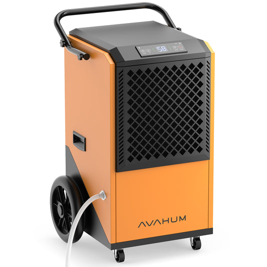 avahum 305 Pints Commercial Dehumidifier with Pump, Industrial Dehumidifier for Basements