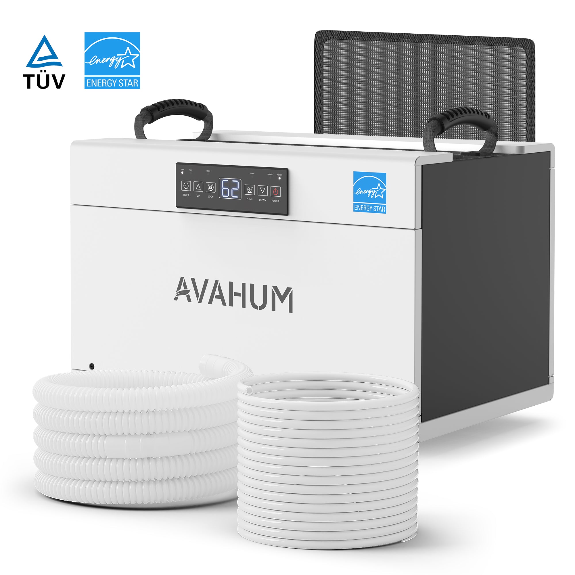155 Pints Energy Star Crawl Space Dehumidifier with Pump for 6,000 Sq. Ft-AVAHUM_AM160P