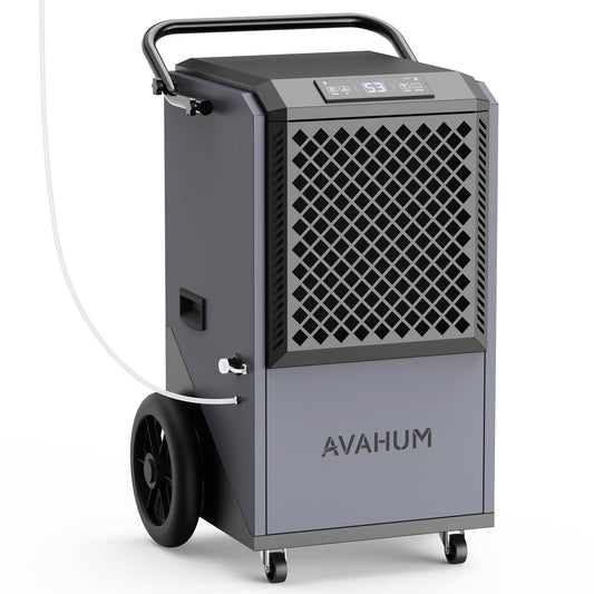 AVAHUM 320 Pints Commercial Dehumidifier with Drain Hose for Basements, Coverage Area 9000 Sq.ft