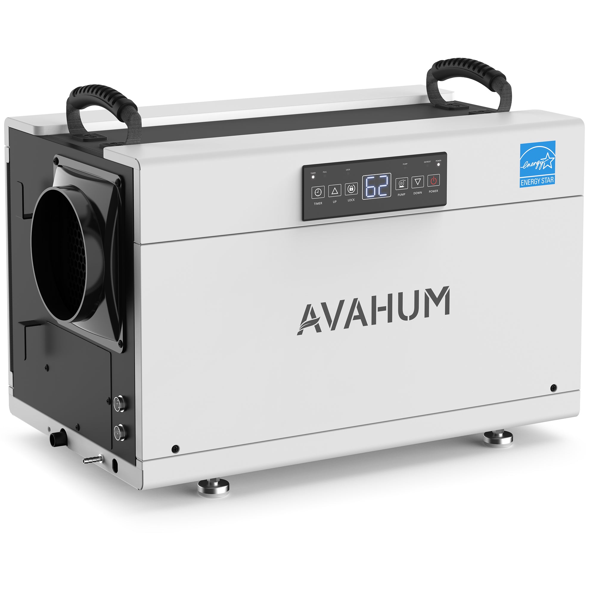 AVAHUM 155 Pints Energy Star Crawl Space Dehumidifier with Pump, 50 Pint DOE for 1,250 Sq. Ft, ETL Listed