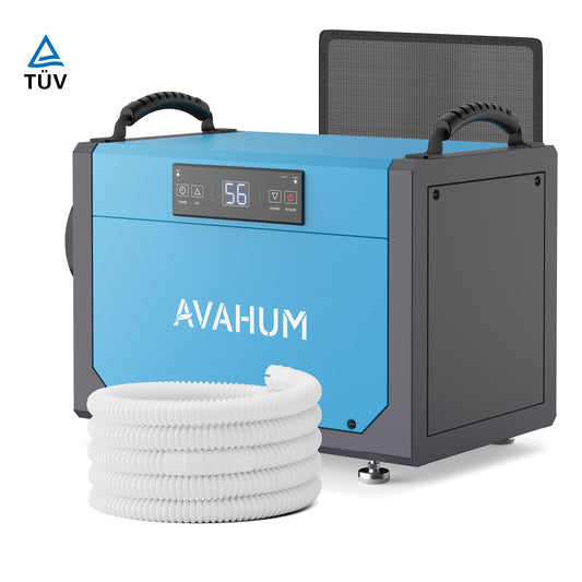 AVAHUM 113 Pints Crawl Space Dehumidifier for Basement DY113N