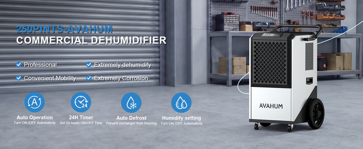 AVAHUM 250 PINTS DEHUMIDIFIER WITH PUMP AM270P-1