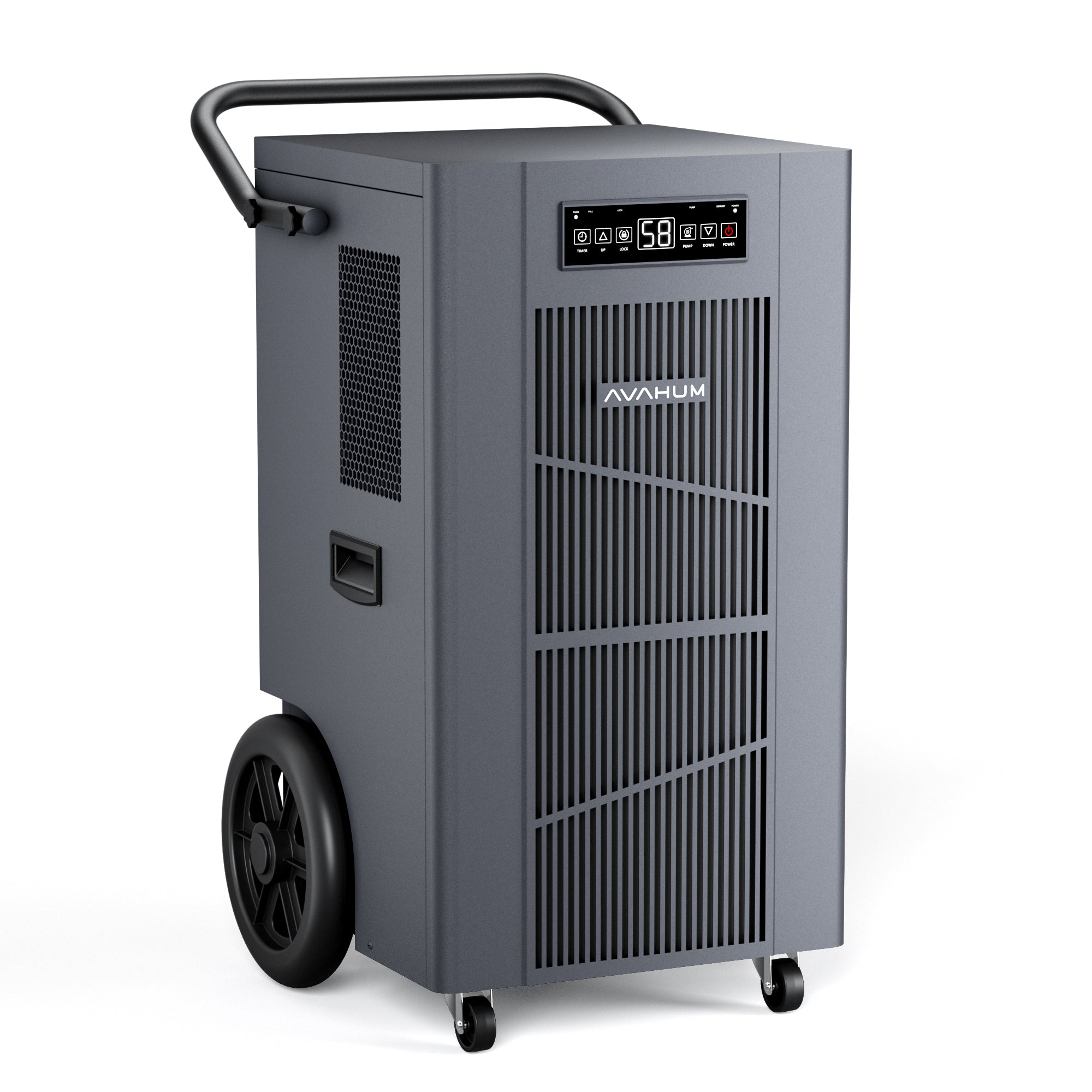 AVAHUM 320 Pints Commercial Dehumidifier with Pump, Commercial Grade Dehumidifier for Basement, 24H Timer, cover up to 9000 sqft Large Spaces for Industrial, 40Gallon/Day, Continuous Dehumidification, Auto Defrost