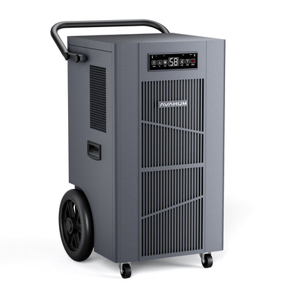 AVAHUM 320 Pints Commercial Dehumidifier with Pump, Commercial Grade Dehumidifier for Basement, 24H Timer, cover up to 9000 sqft Large Spaces for Industrial, 40Gallon/Day, Continuous Dehumidification, Auto Defrost
