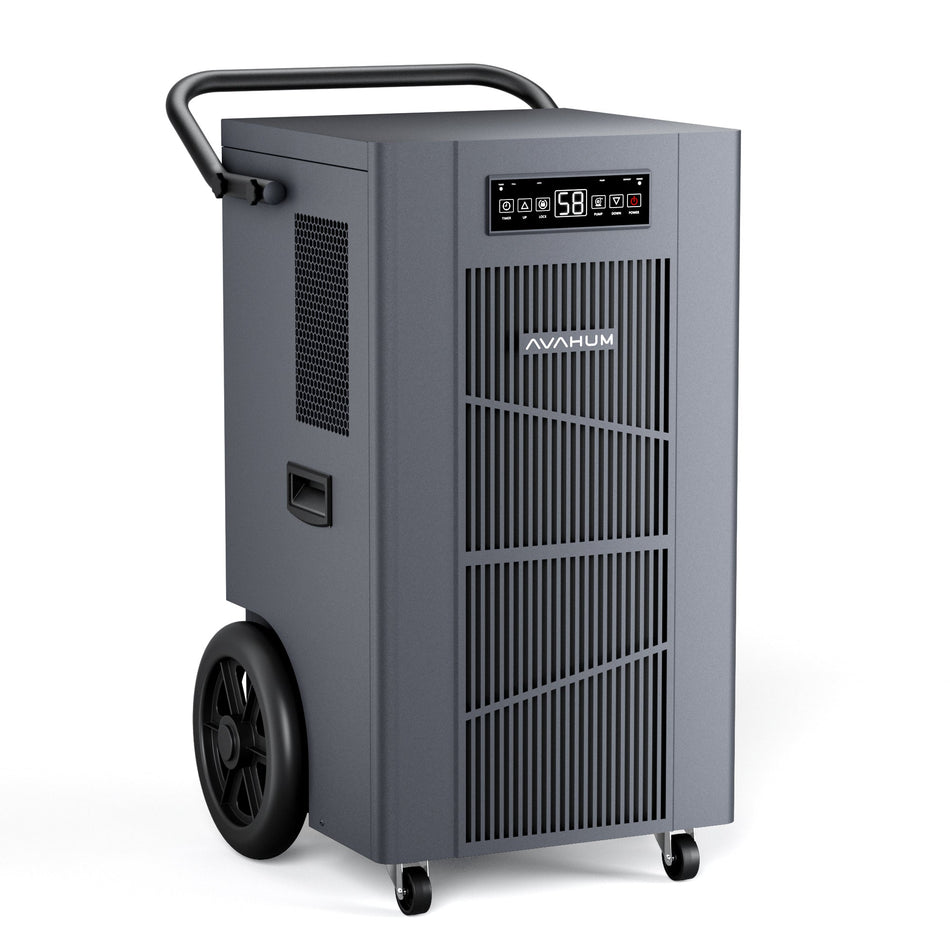 AVAHUM 320 Pints Commercial Dehumidifier with Pump, Commercial Grade Dehumidifier for Basement, 24H Timer, cover up to 9000 sqft Large Spaces for Industrial, 40Gallon/Day, Continuous Dehumidification, Auto Defrost