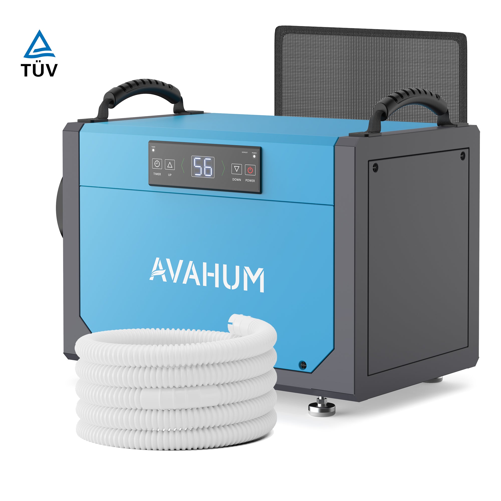 AVAHUM 113 Pints Crawl Space Dehumidifier for Basements, Commercial Dehumidifier with Drainage Hose, Coverage Area 3300 Sq.ft , ETL Listed