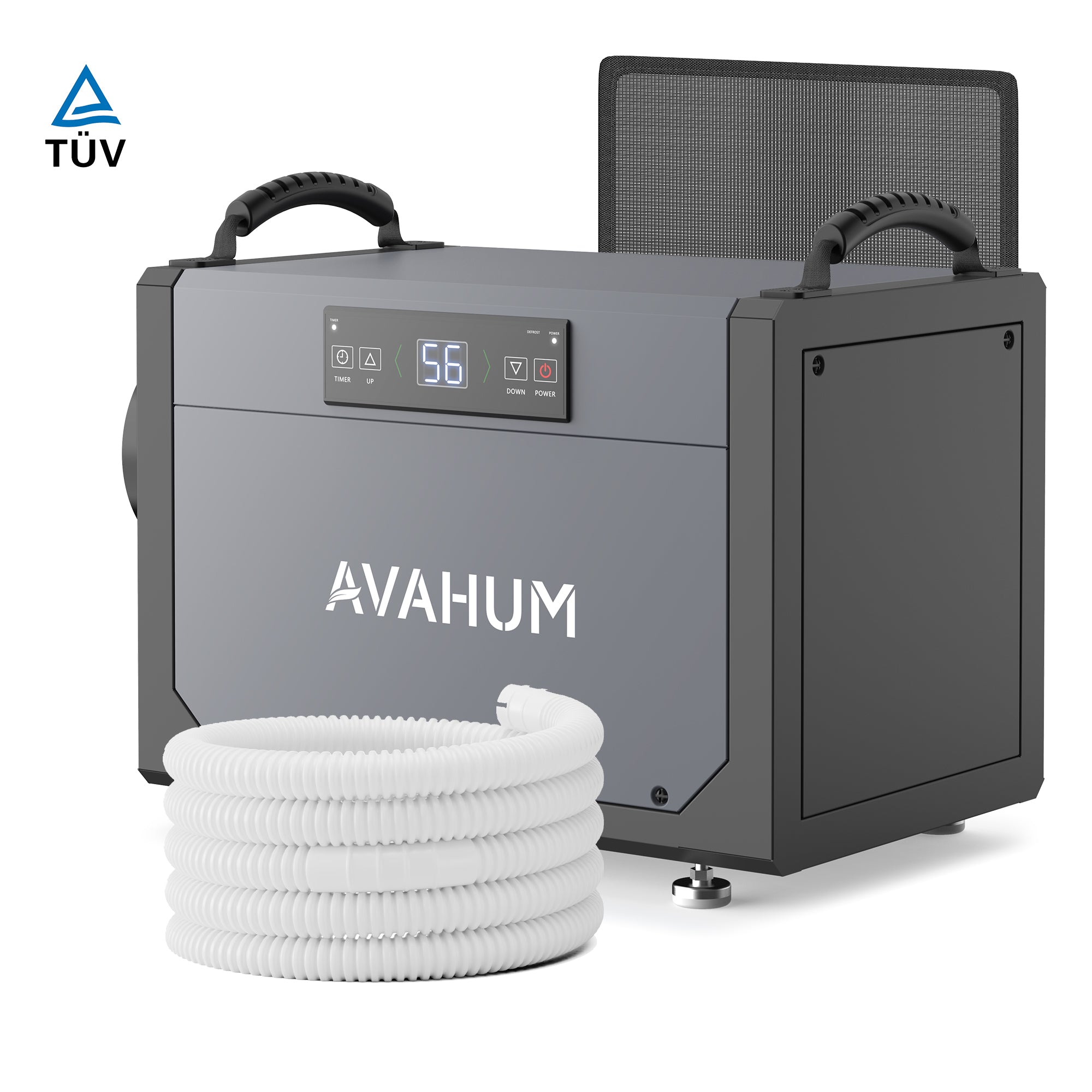 AVAHUM 120 Pints Crawl Space Dehumidifier for Basement, Commercial Dehumidifier with Drainage Hose, Coverage Area 3500 Sq.ft, ETL Listed