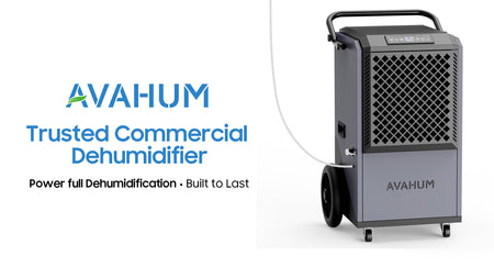 AVAHUM dehumidifier model AM320P video 