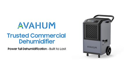 AVAHUM dehumidifier model DV160PB video