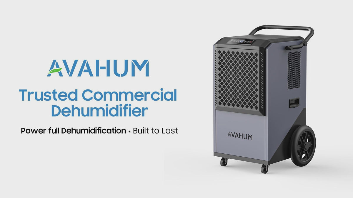  320 Pints Commercial Dehumidifier with Drainage Hose-AVAHUM-AM305 video